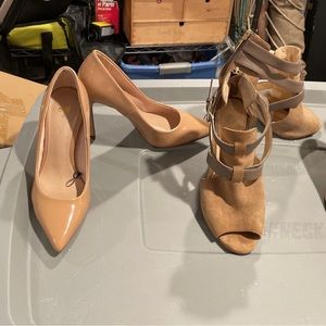 Lots of Tan/ beige pumps!